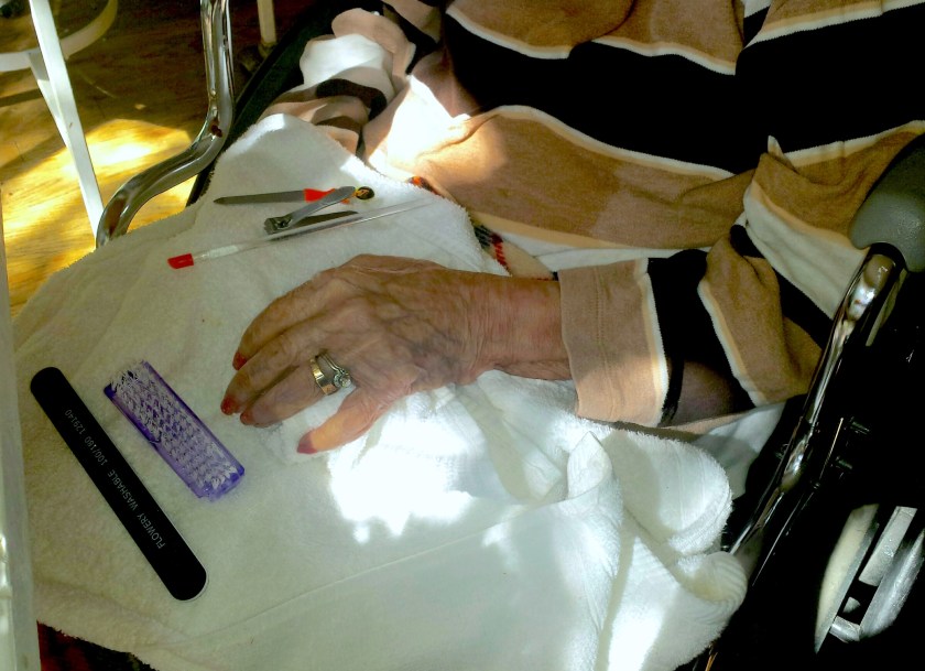 Hospice Elderly Manicure